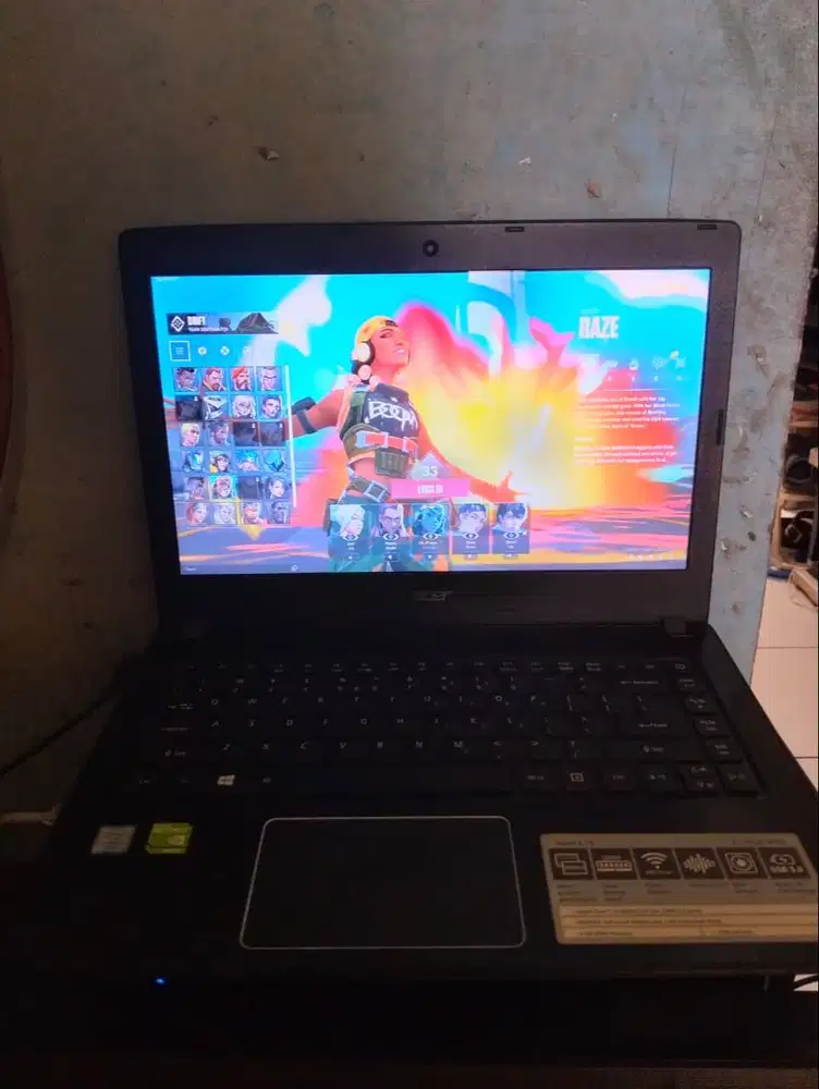 Laptop Acer Aspire E 14 i3 gen 6 Vga Nvidia 940mx ram 8gb