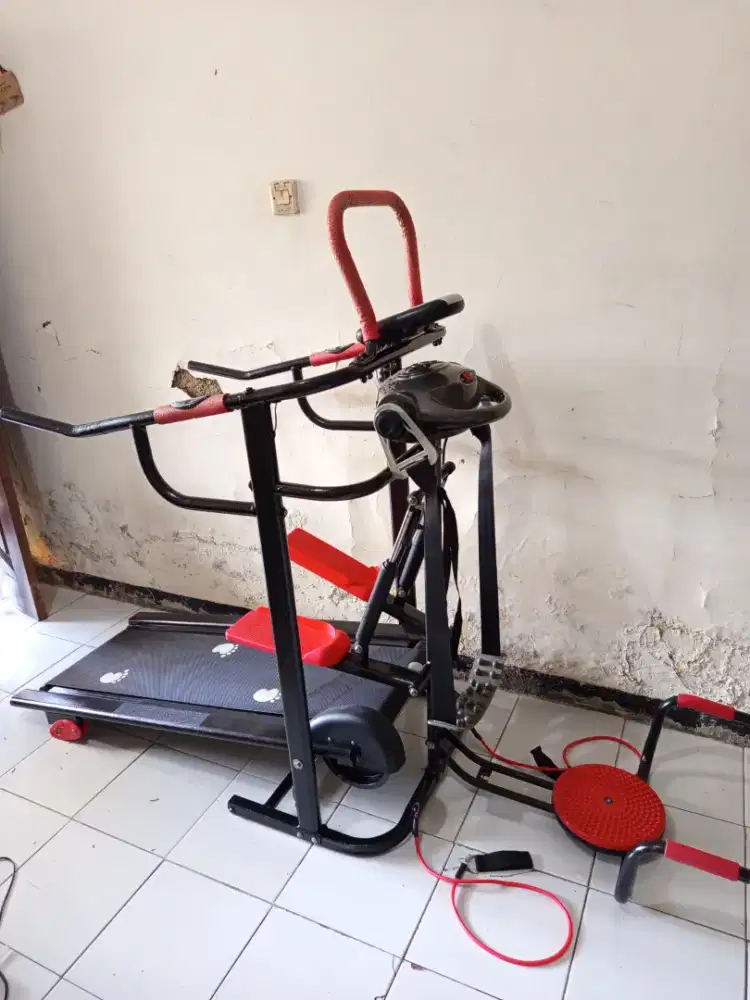 Treadmill Manual 6 Fungsi, Alat Olahraga, Alat Fitnes