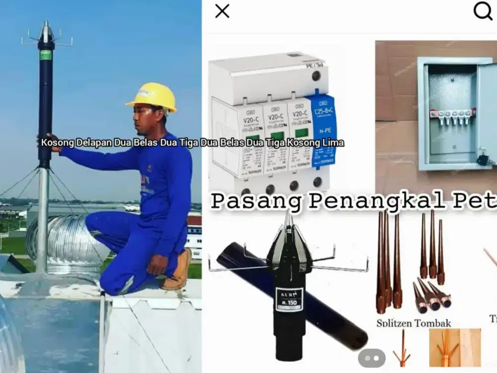 Agen Pasang Anti Penangkal Petir Dan Instalasi
