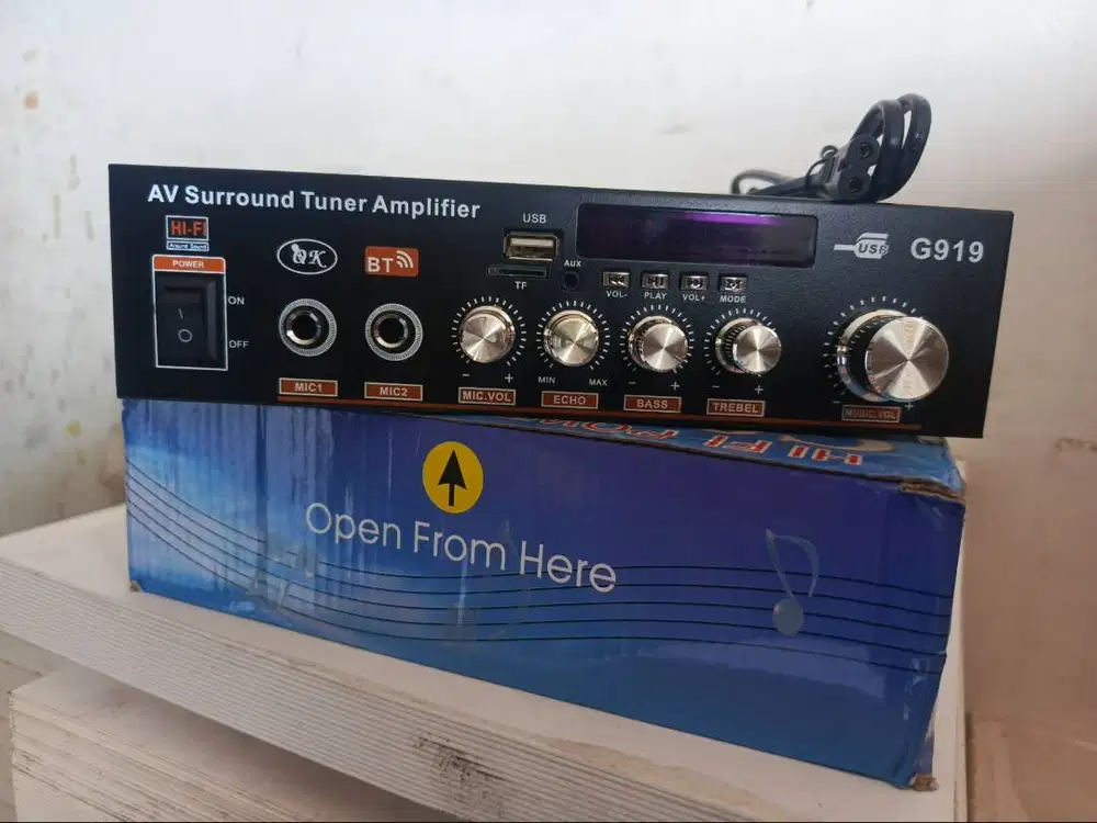 Amflifier Bluetooth Bass FM