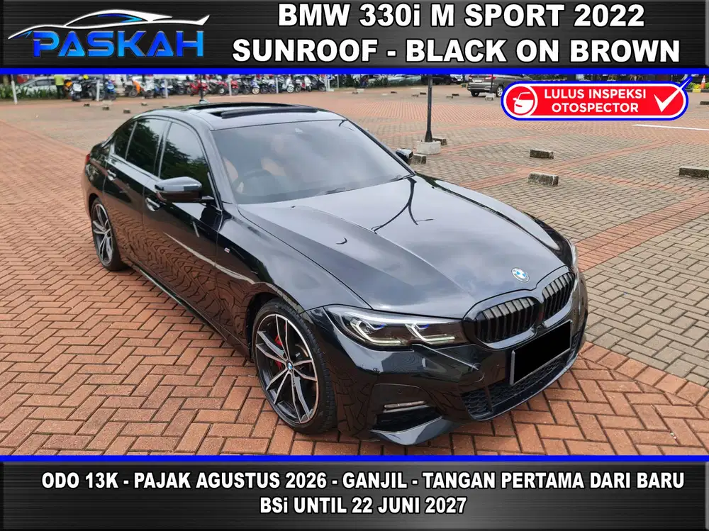 Bunga=4,5% Odo=13k PAJAK=08-2026 BMW 330i M SPORT 2022 BMW 330i 2022