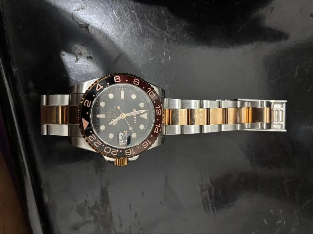 Seiko Mod True Custom GMT Rootbeer NH43