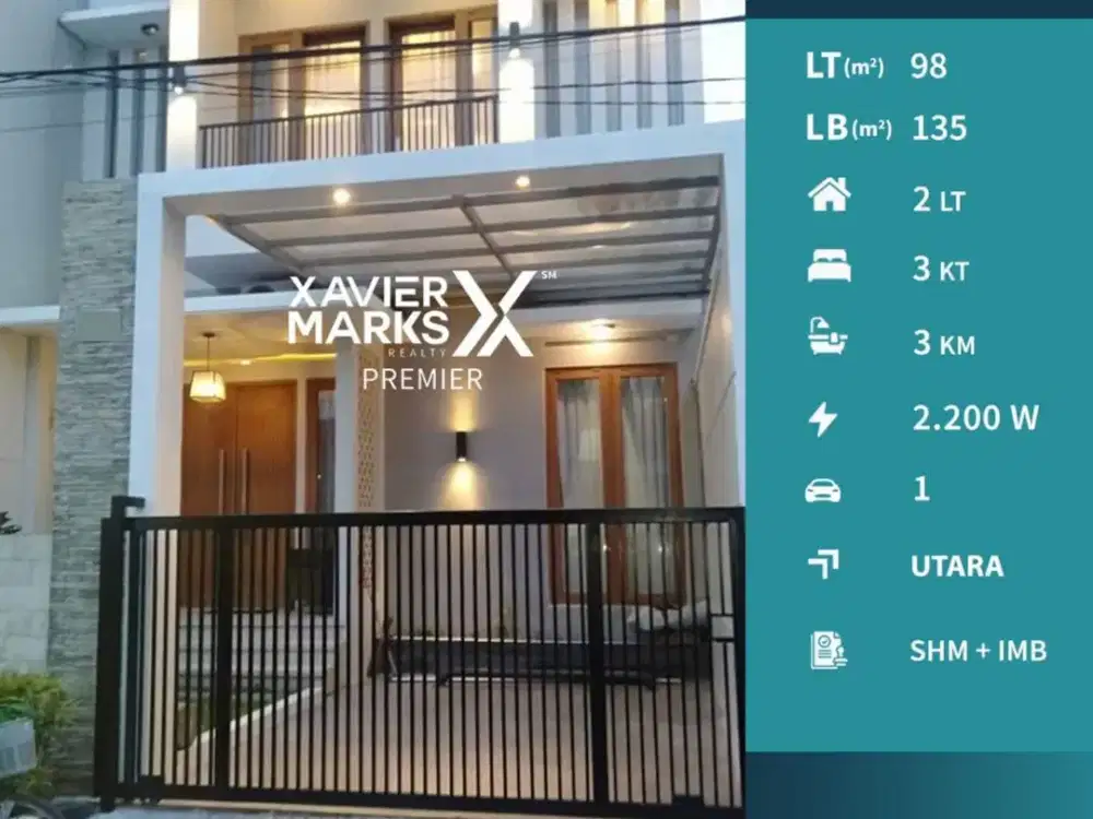 Rumah Modern Full Furnish Di Perumahan Taman Sulfat, Blimbing Malang