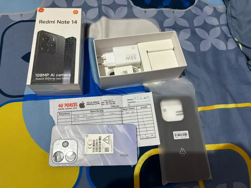 DI JUAL REDMI NOTE 14 4G 8/256 FULL SET