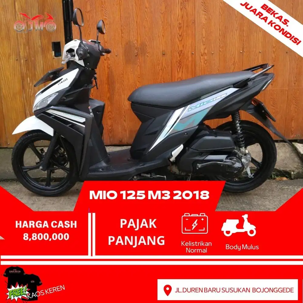 MIO M3 2018 PAJAK PANJANG SIAP PAKE JARAK JAUH JARAK DEKET
