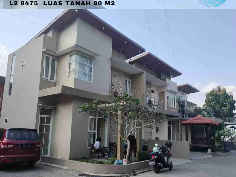 rumah villa modern 2 lantai di Griya Asri Gondorejo Batu
