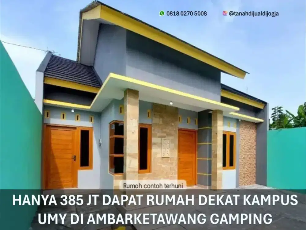 Rumah Dijual dekat Kampus Alma Atta di Ambarketawang Gamping Proses Bangun