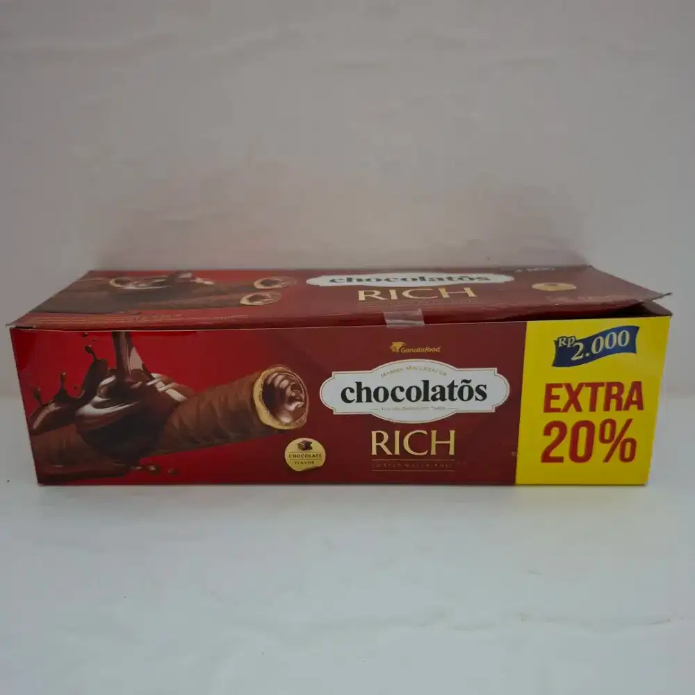 HARGA PROMO: Chocolatos Rich 20 gram (12 pcs)