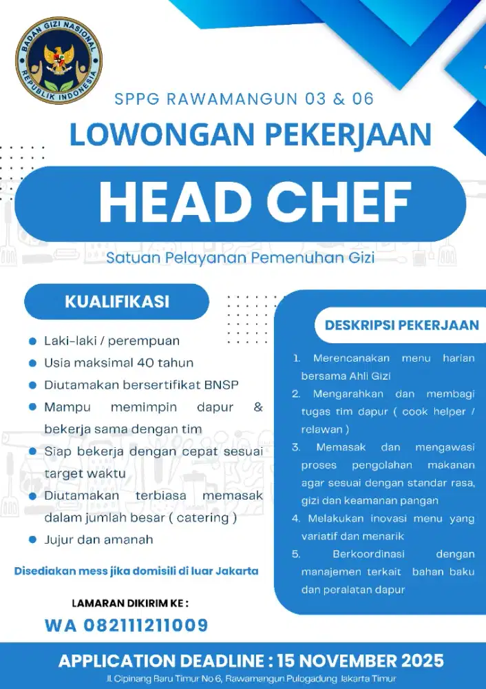 Menyediakan lowongan kerja