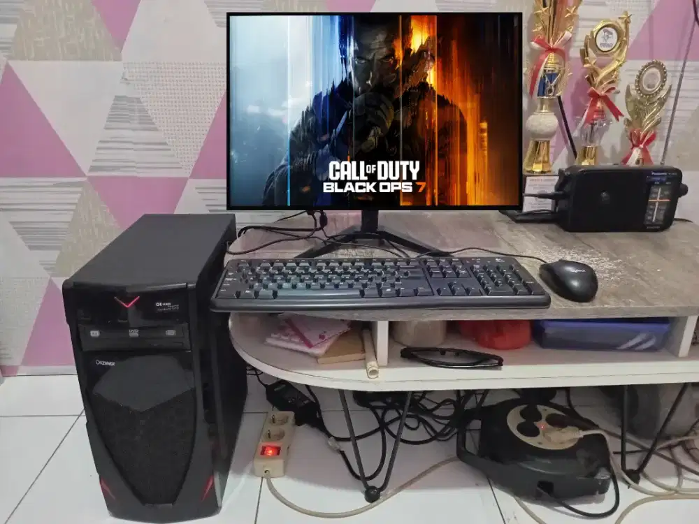 PC GAMING DESIGN + LCD + RAM 8 GB + VGA 1 GB + HD 500 GB + GAMES APP