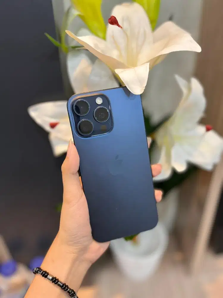 IPHONE 15PM 256 BLUE EX RESMI