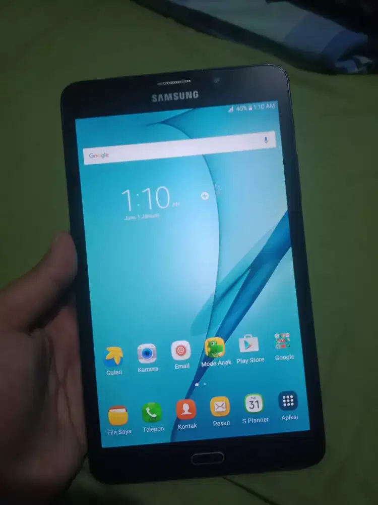 Samsung Tab A 2016 jaringan 4G, ram 1,5/8gb normal batangan aja.