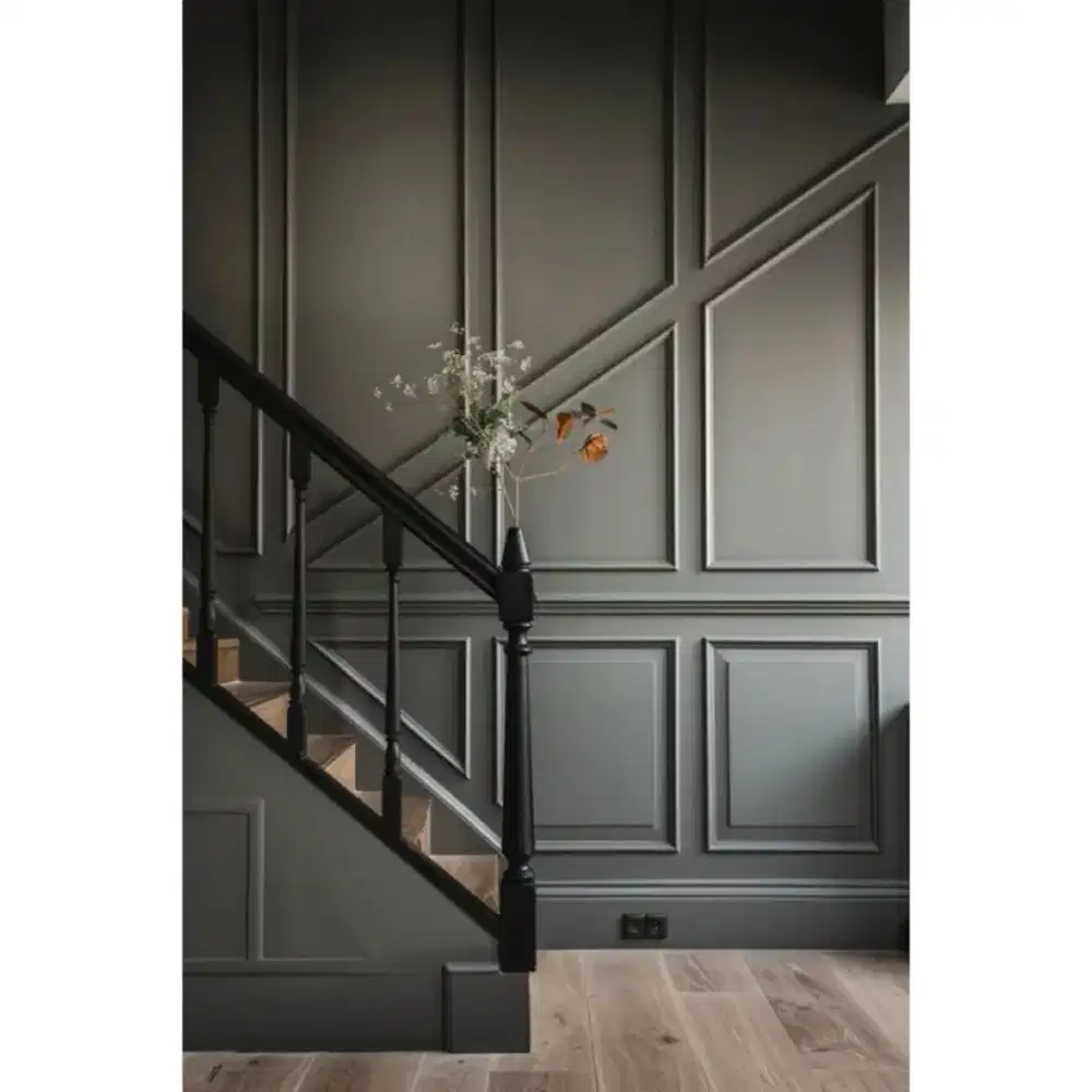 Desain rumah penyeket molding dinding murah cepat dan efisien