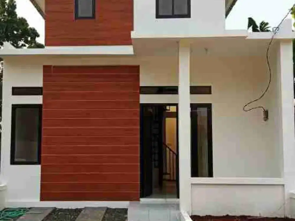 Rumah 2 lantai cluster Siap huni di Tanah sereal kota Bogor 2 lantai KPR strategis ke stasiun Cilebut dan pintu tol BORR Bogor