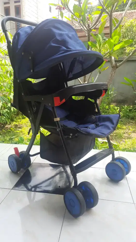 Stroller Bayi Spacebaby SB 204 Biru