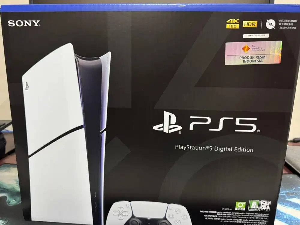 PS5 SLIM DIGITAL EDITION 1TB NEW SEGEL RESMI INDO