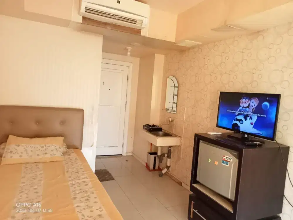 DIJUAL HRG MENARIK APT GREEN LAKE SUNTER TIPE STUDIO TWR SOUTHERN LT 27 RAPI DAN SIAP HUNI