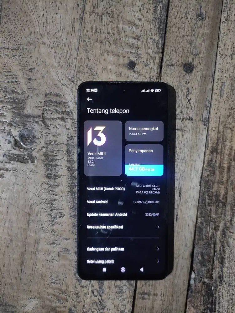 Poco x3 PRO 6/128 BEKAS