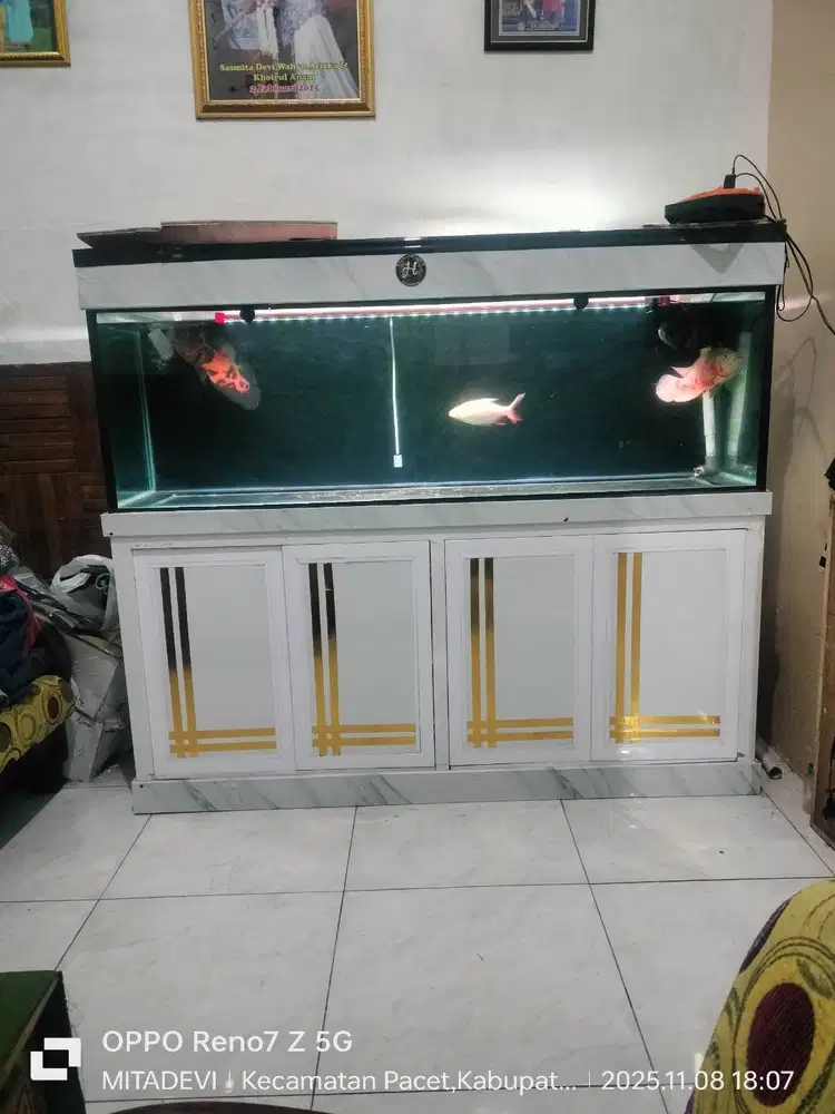 Kabinet Aquarium ukuran 150 cm