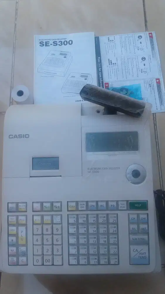 MESIN KASIR CASIO SE-S300 (CASH REGISTER)