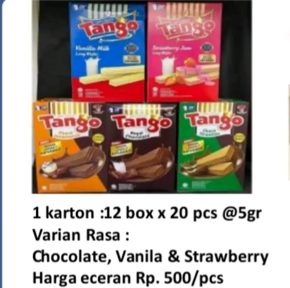 WAFER TANGO 1karton isi 12box 24pcs