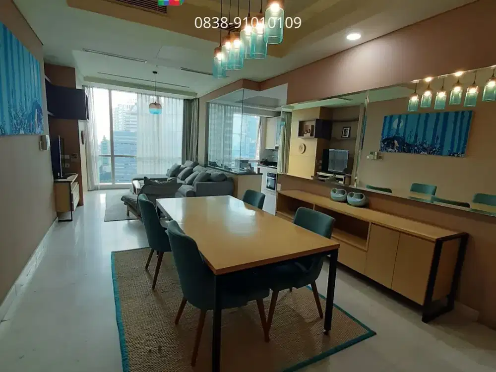 FOR RENT Apartment The Peak Sudirman Setiabudi 3BR Private Lift - Furnished Close to MRT LRT Busway