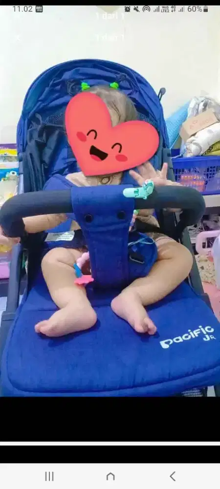 Dijual stroller pasific jr