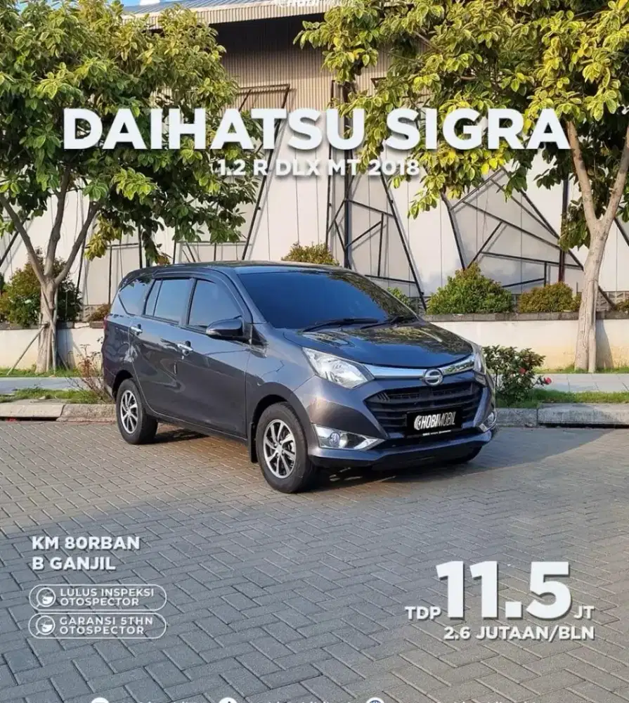 Unit : Sigra 1.2 R DLX MT Thn 2018