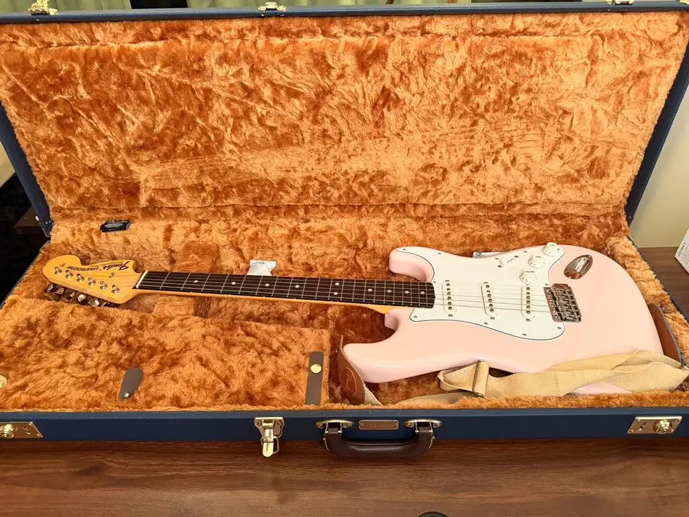Jual Fender Stratocaster – Shell Pink, Made in Japan  Murah Jual Cepat