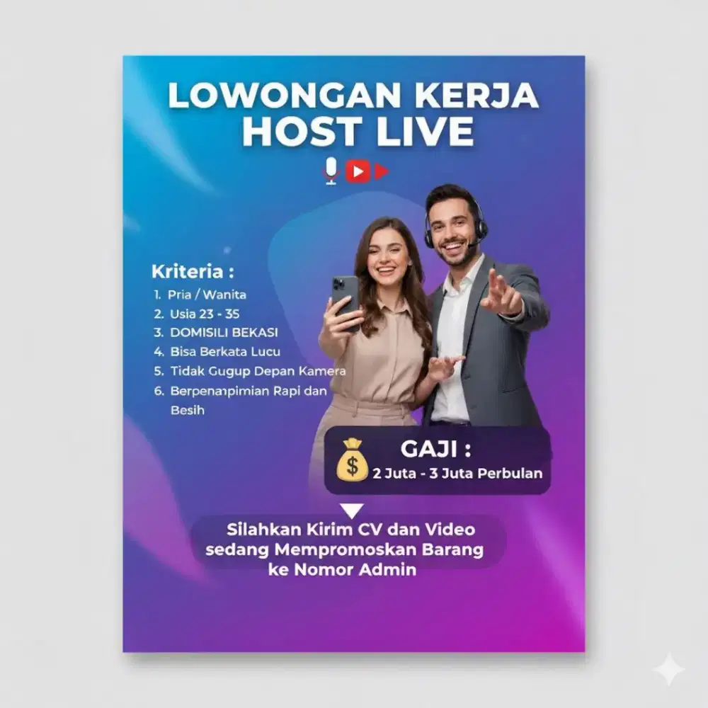 LOWONGAN KERJA LIVE