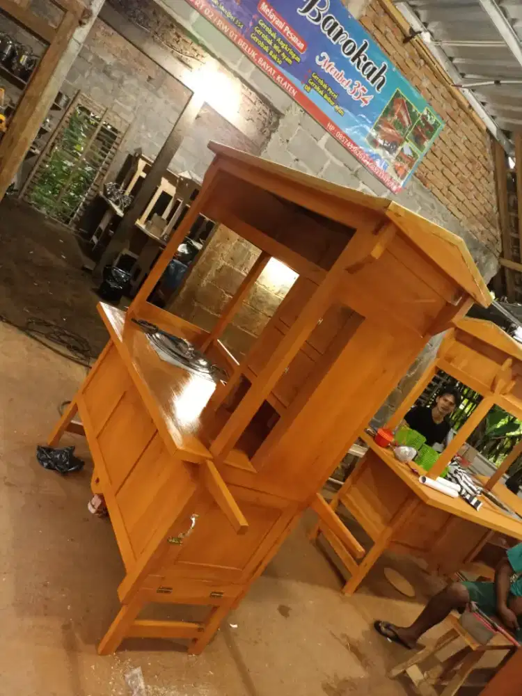 Gerobak Angkringan jg Melayani Pesanan Grobak Bakso Mie Bubur Sate dlL