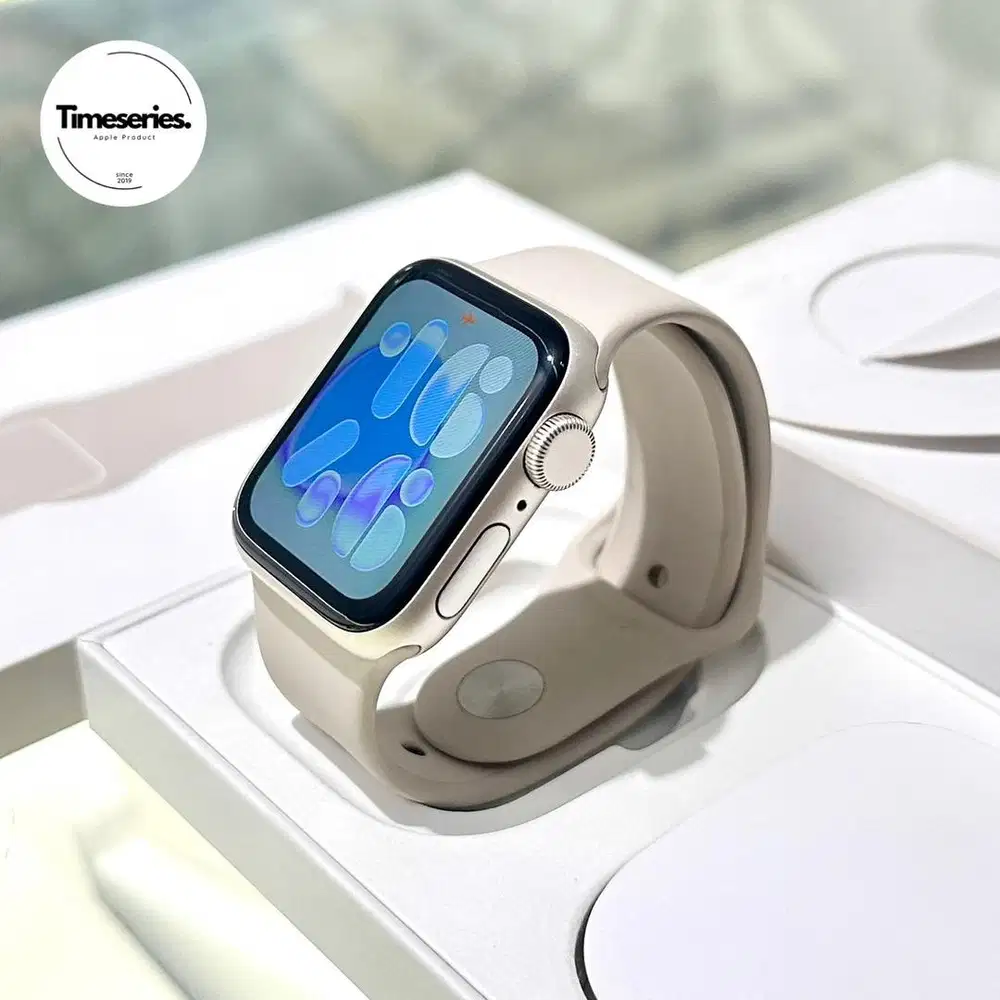 Ex iBox Apple Watch SE Gen 2 40mm BH95% Starlight Fullset Ori