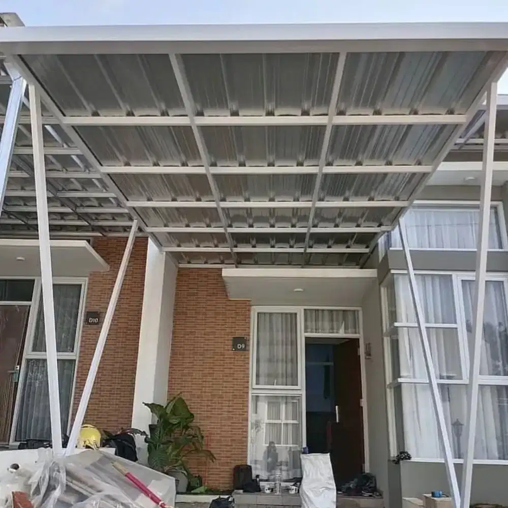 Kanopi minimalis atap sepandex