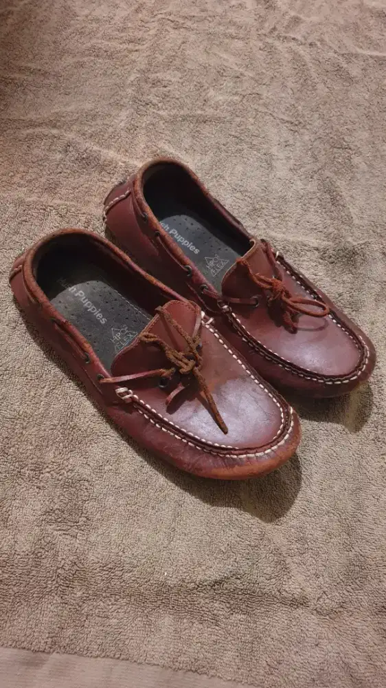 Sepatu kulit hush puppies original
