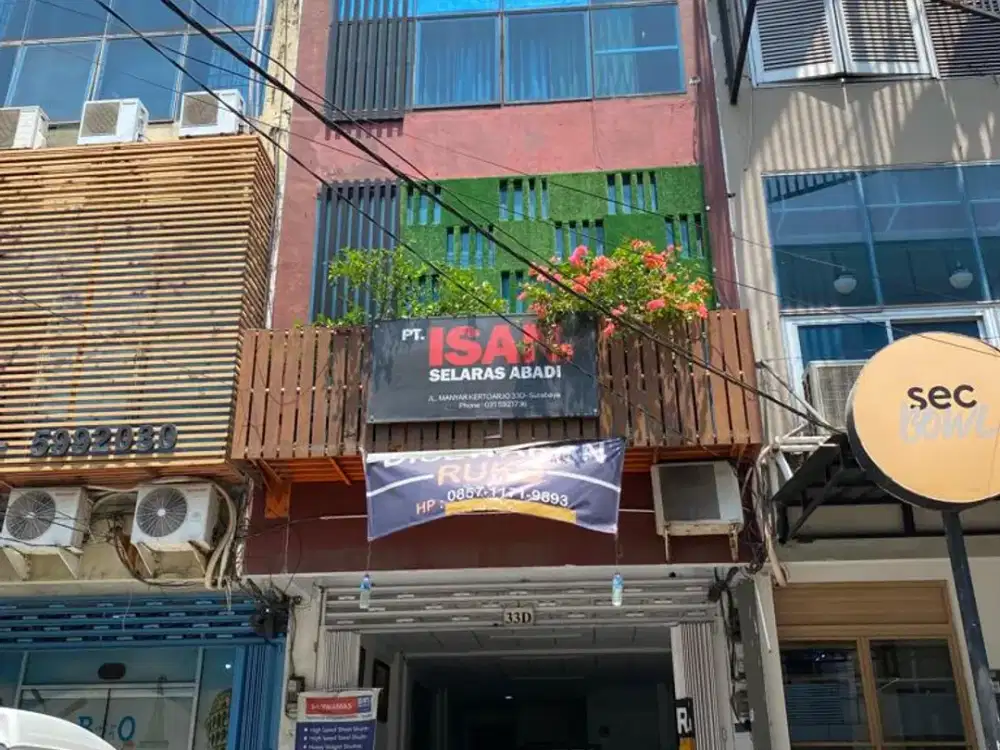 Ruko 4 Lantai Manyar Kertoarjo