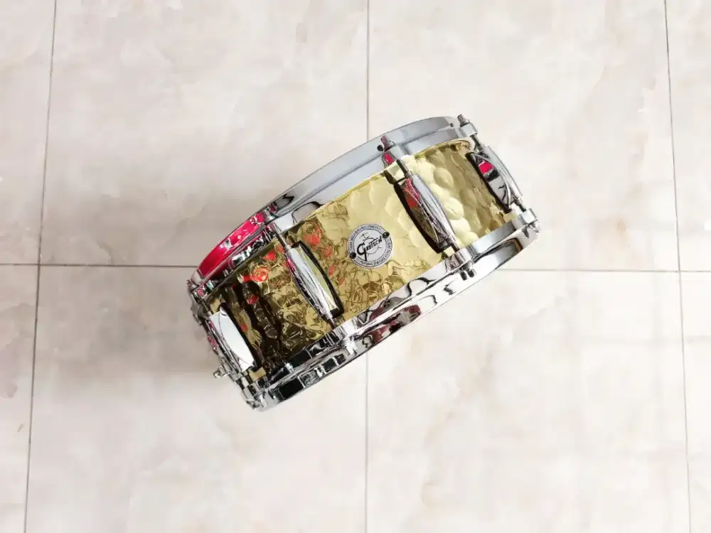 Gretsch Hammered Brass Snare Drum 14x5