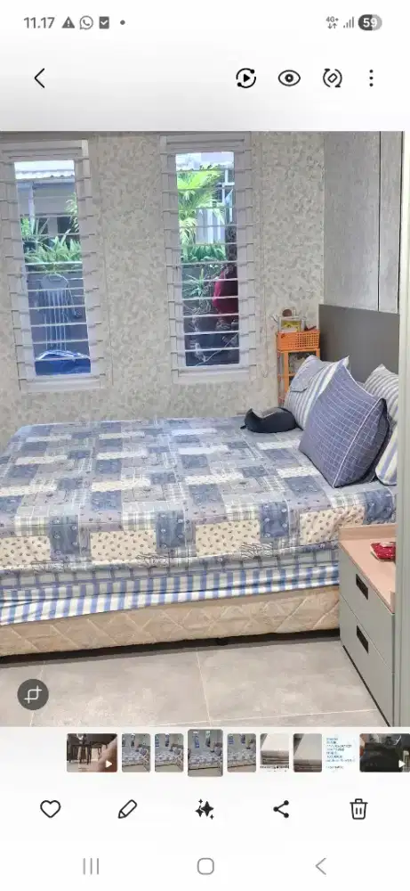 Dijual ranjang spring bed