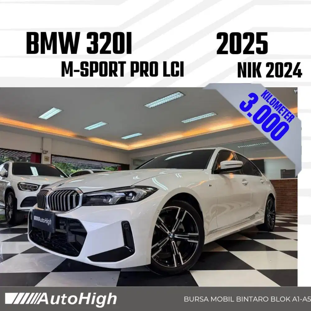 DP10% [Km3.000] 320i M-Sport 2024 White Reg 2023 #AUTOHIGH