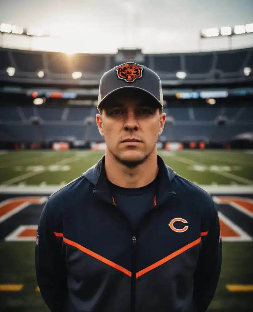 Topi Chicago Bears NFL '47 Original Second Warna Abu-abu Cream