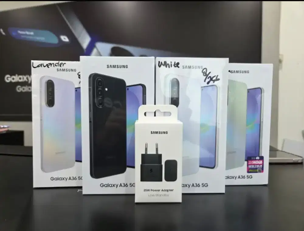 Samsung Galaxy A36 5G free adapter 25 watt