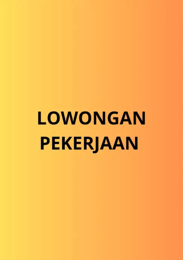 LOWONGAN KERJA TUKANG SALON MOBIL TRUK BERPENGALAMAN