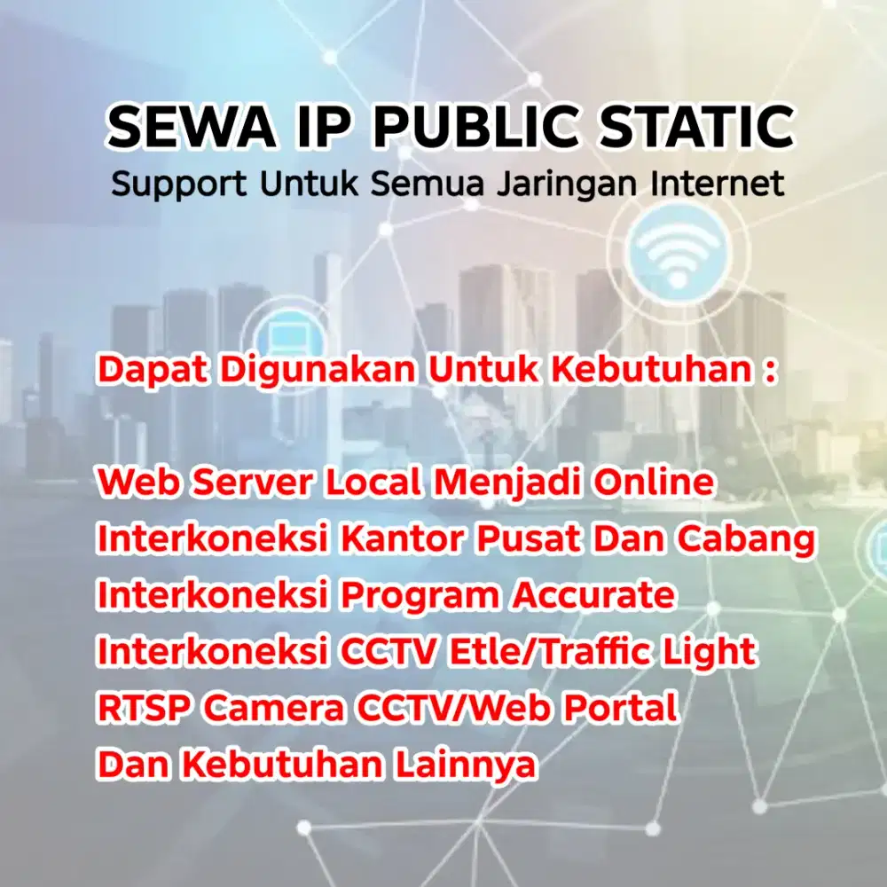 Ip publik statik full support