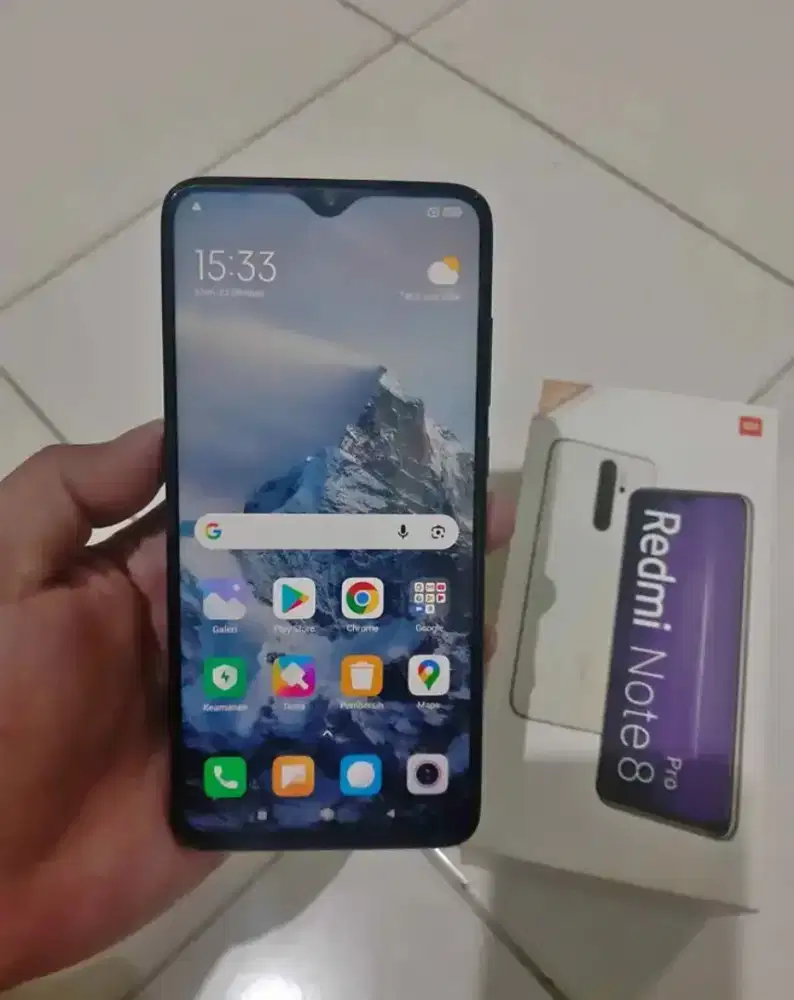 Redmi NOTE 8 Pro Ram 6GB/64GB Fullset resmi ori segel mulus