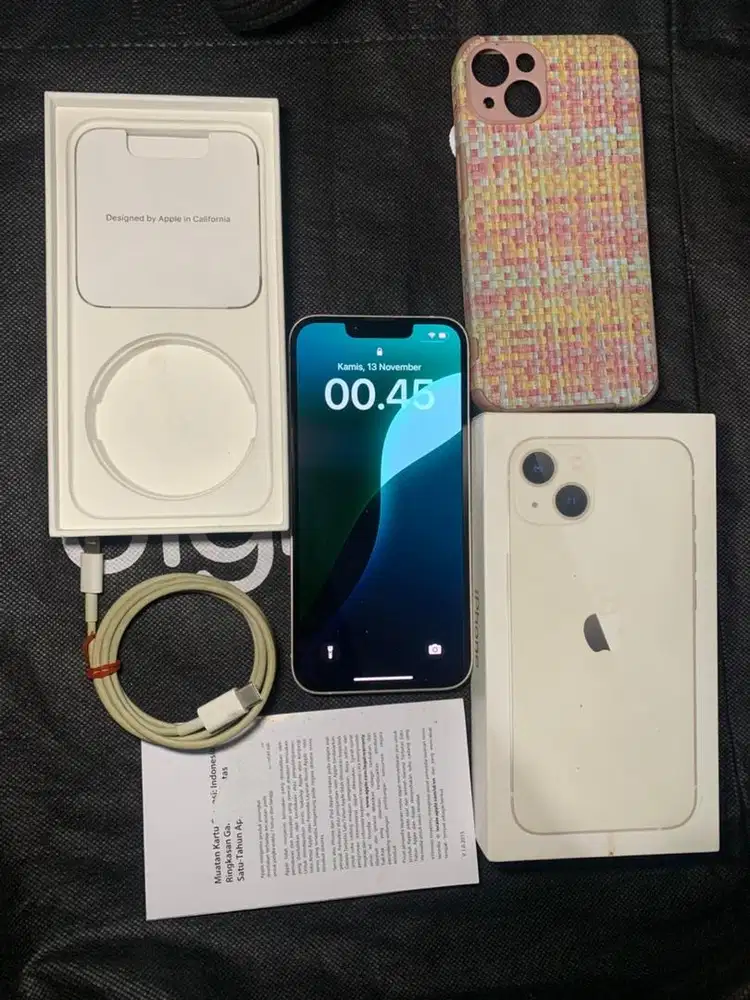 iphone 13 128gb starlight resmi ibox