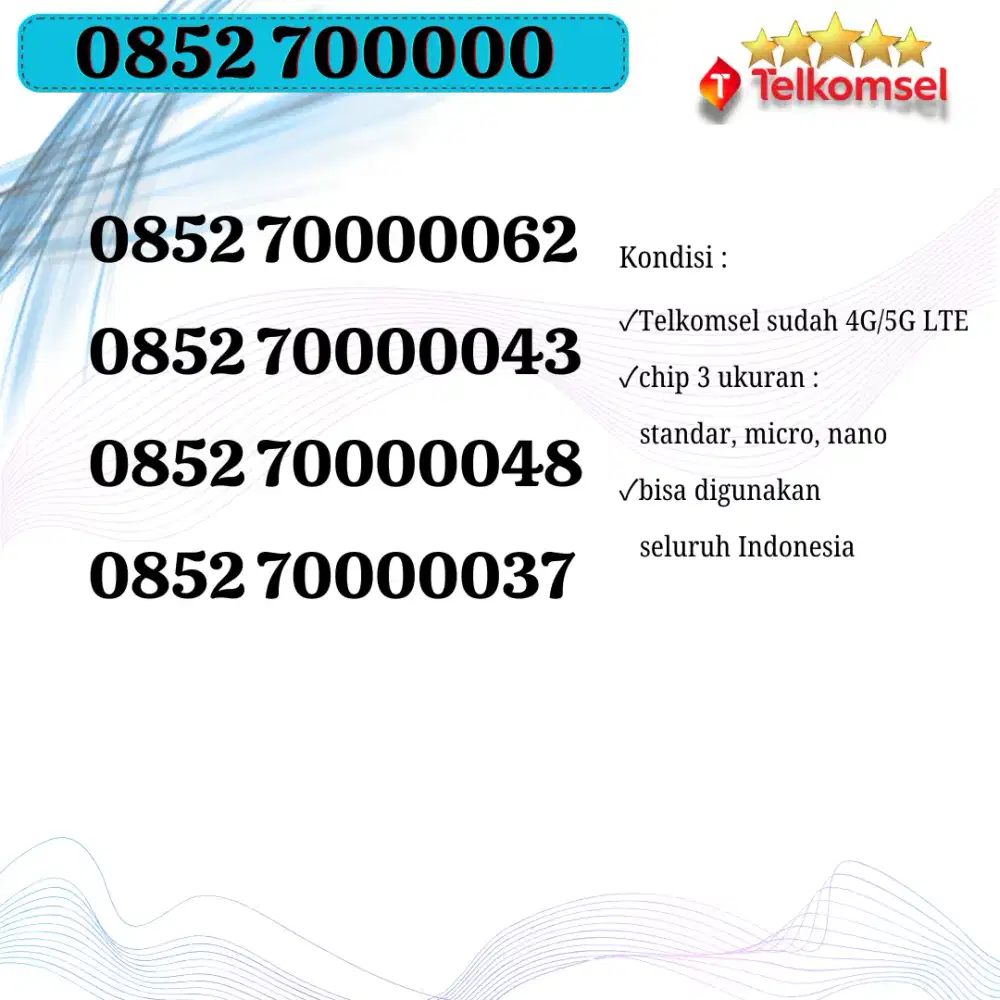 Nomor Cantik Panca Cover Telkomsel