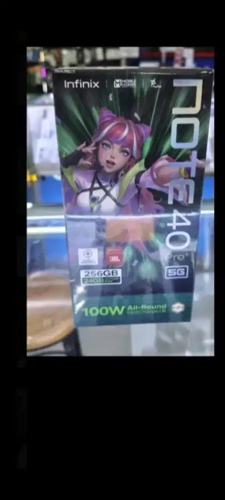 Infinix note 40 pro plus 5G ram 12gb layar lengkung wireless charger