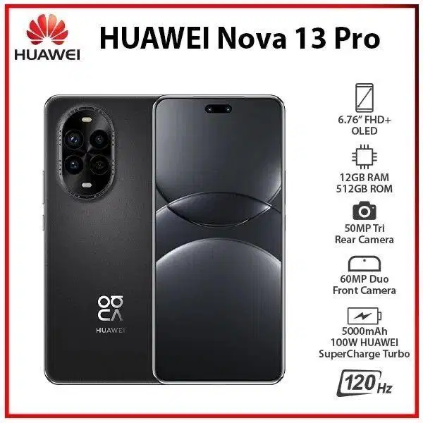 Promo Huawei Nova 13 Pro 12/512 GB Cashback 1JT