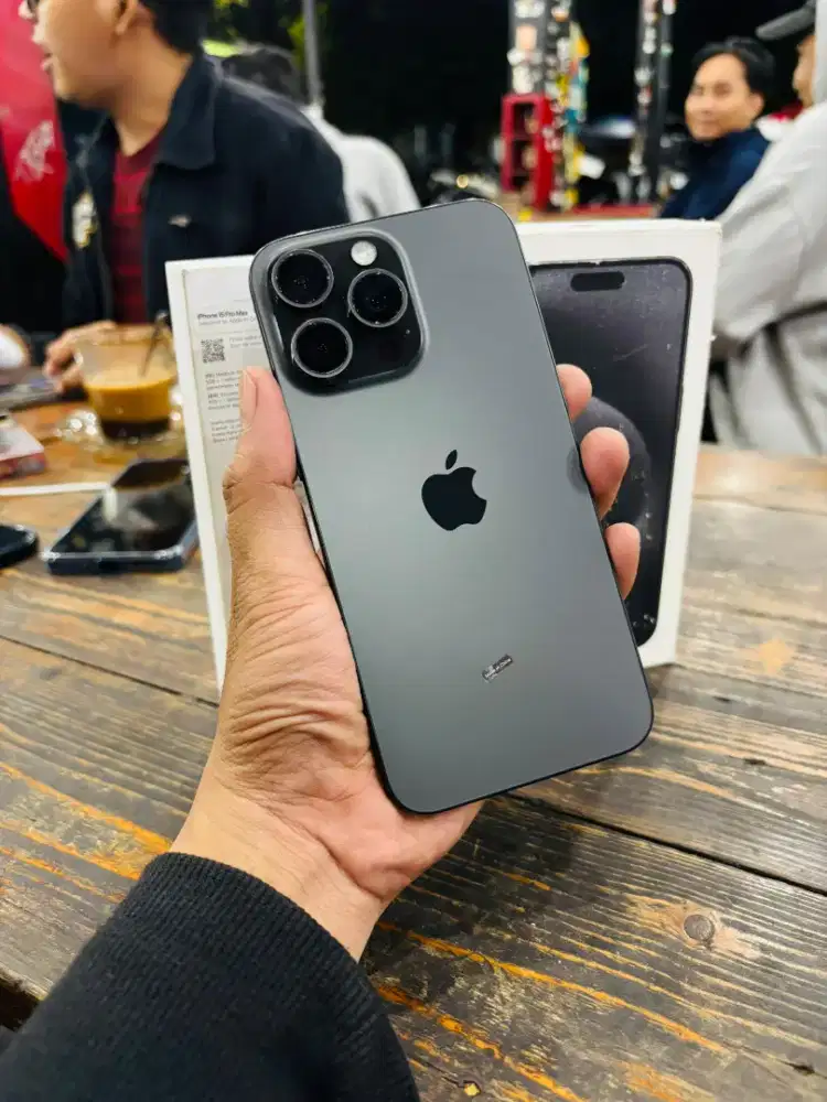 Iphone 15 promax 256gb ibox black titanium