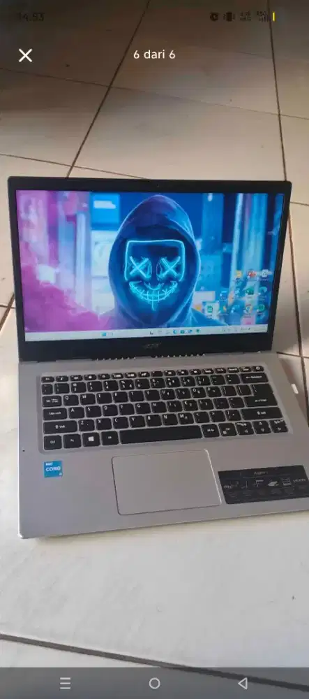 Laptop Acer aspire 5 gen 11 ram 12/525