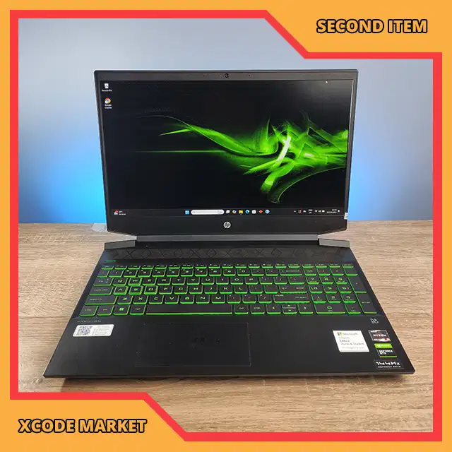 HP Pavilion Gaming 15 ec2047AX AMD Ryzen 5 5600H RAM 32GB GTX 1650 4GB
